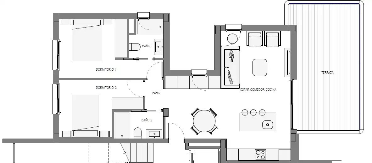 Apartament en venda en Fuente Álamo de Murcia amb Aire condicionat, Calefacció i Jardí privat