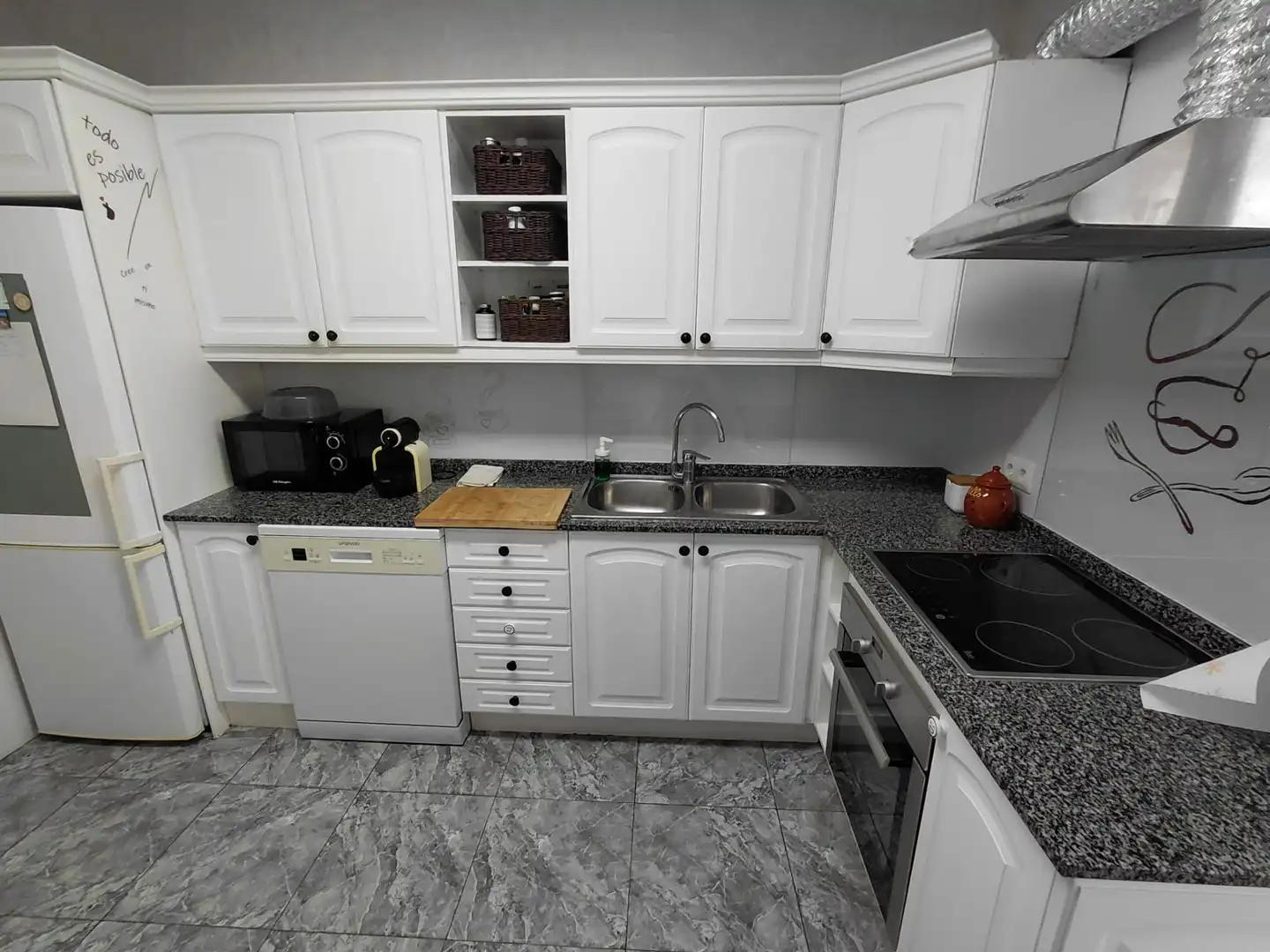 Kitchen of Flat for rent in  Palma de Mallorca  with Air Conditioner, Heating and Furnished
