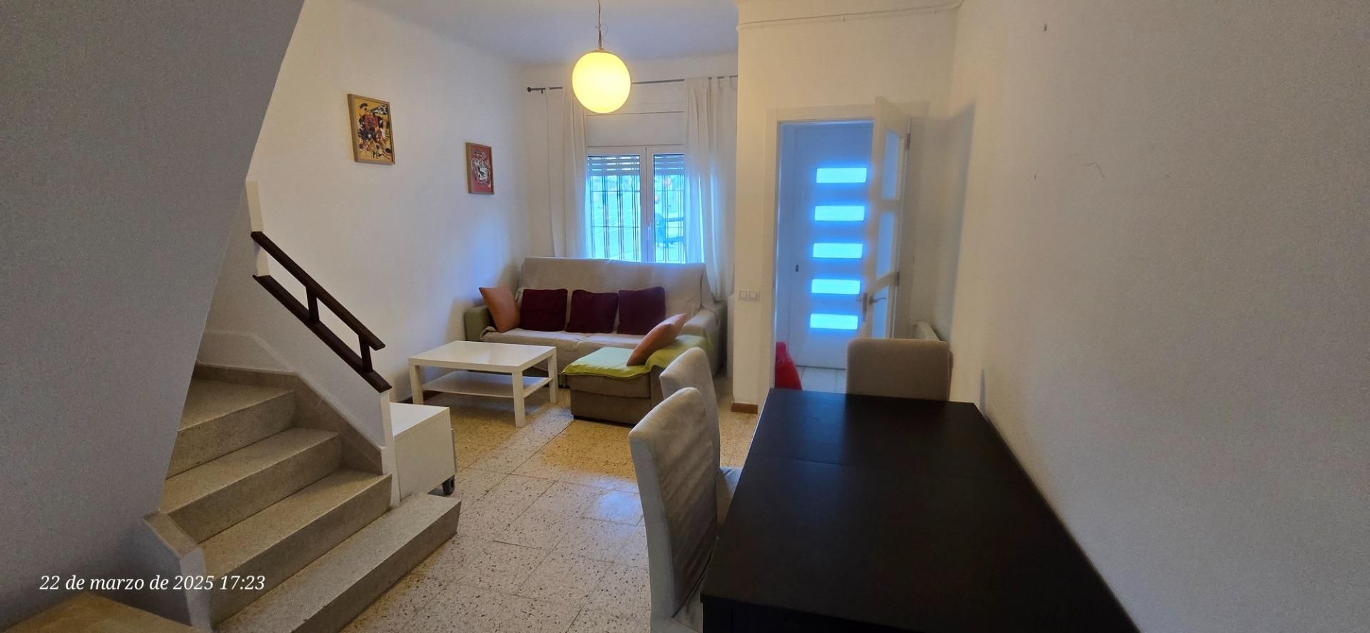 Living room of Single-family semi-detached to rent in El Masnou  with Heating, Private garden and Terrace