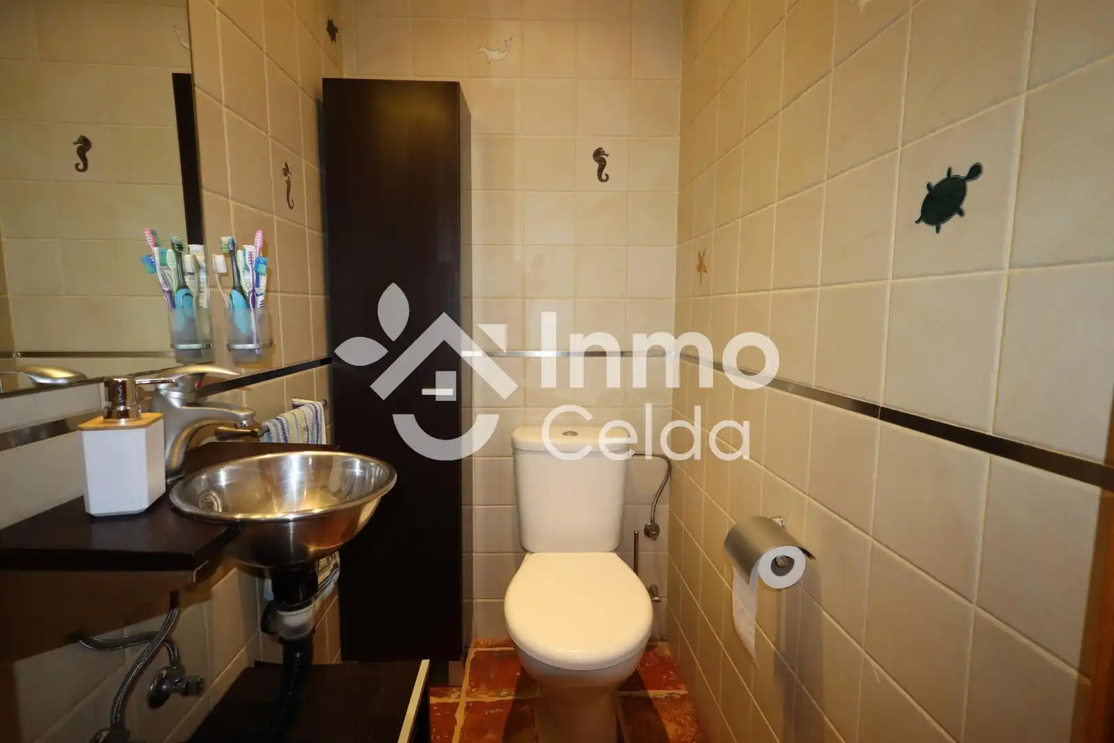 Baño de Casa adosada en venta en Chiva con Aire acondicionado, Calefacción y Jardín privado