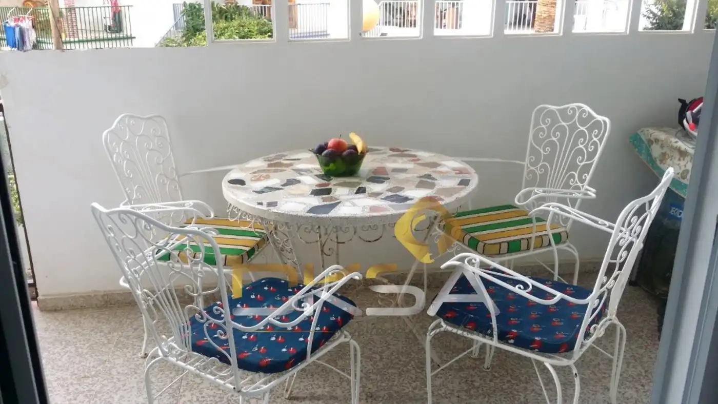 Terraza de Apartamento de alquiler en Castellón de la Plana / Castelló de la Plana con Aire acondicionado, Terraza y Amueblado