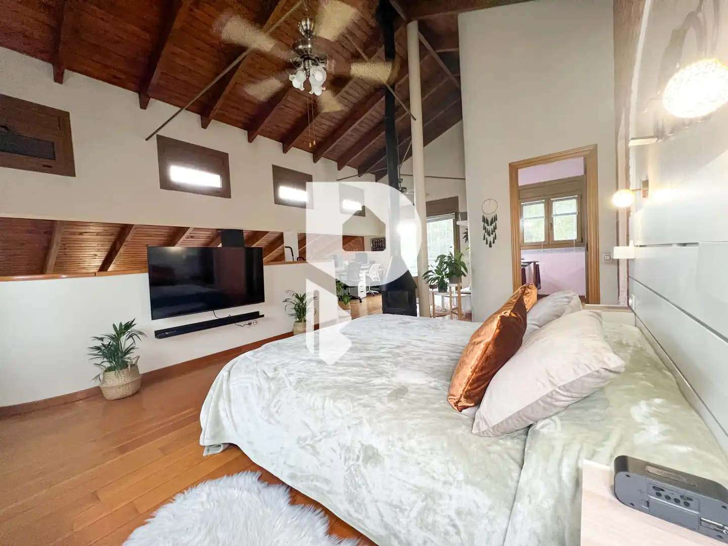 Sala de estar de Casa o chalet en venta en Vallirana con Aire acondicionado, Calefacción y Terraza