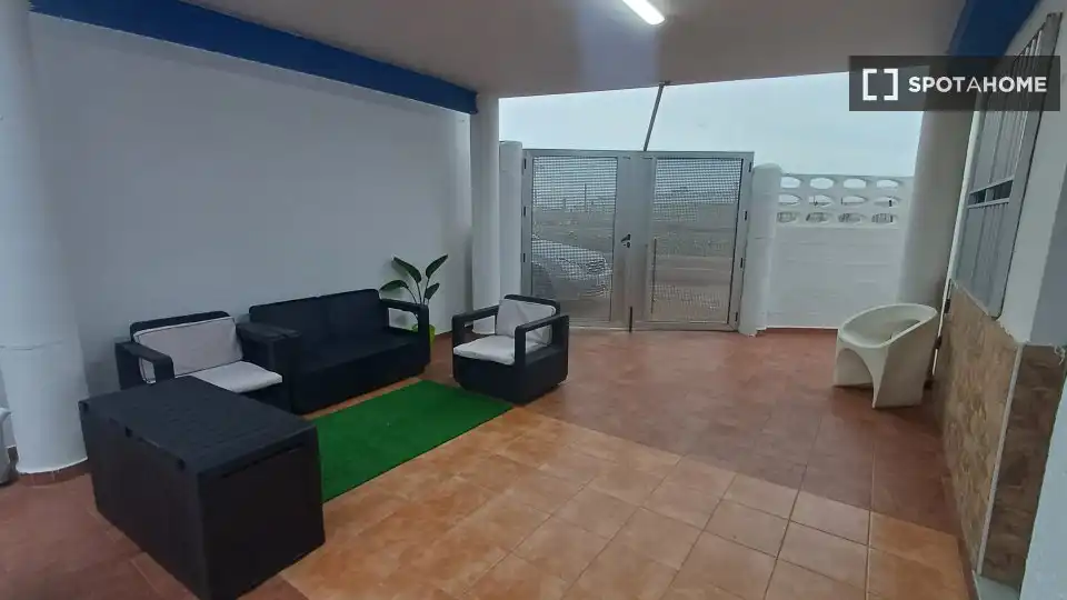 Terrace of Flat for rent in Sueca  with Air Conditioner, Heating and Furnished
