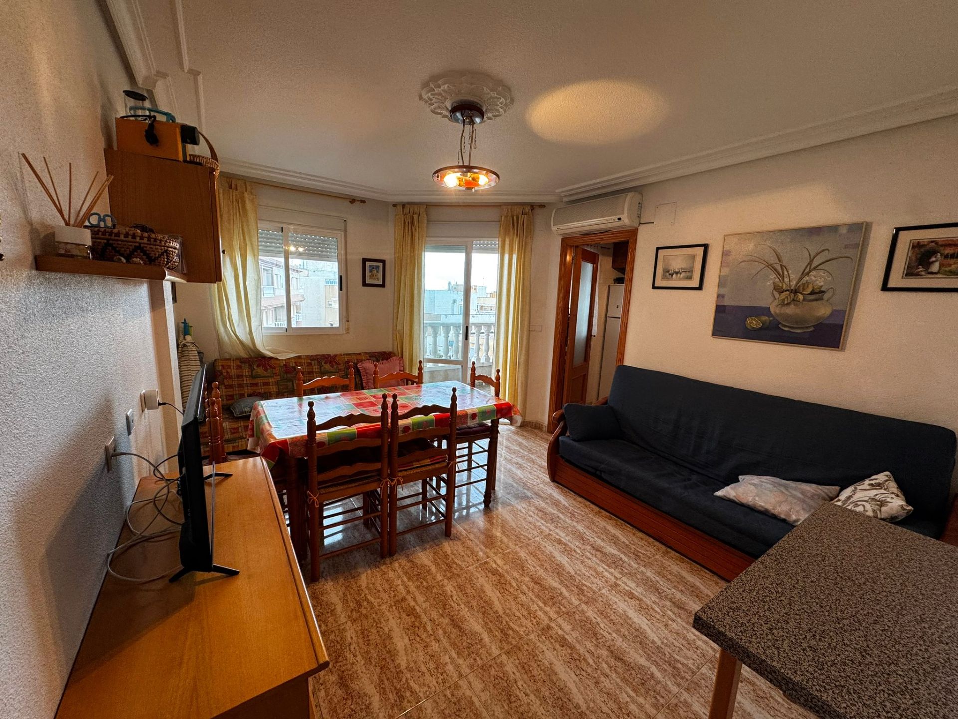 Living room of Attic for sale in Torrevieja  with Air Conditioner, Terrace and Furnished