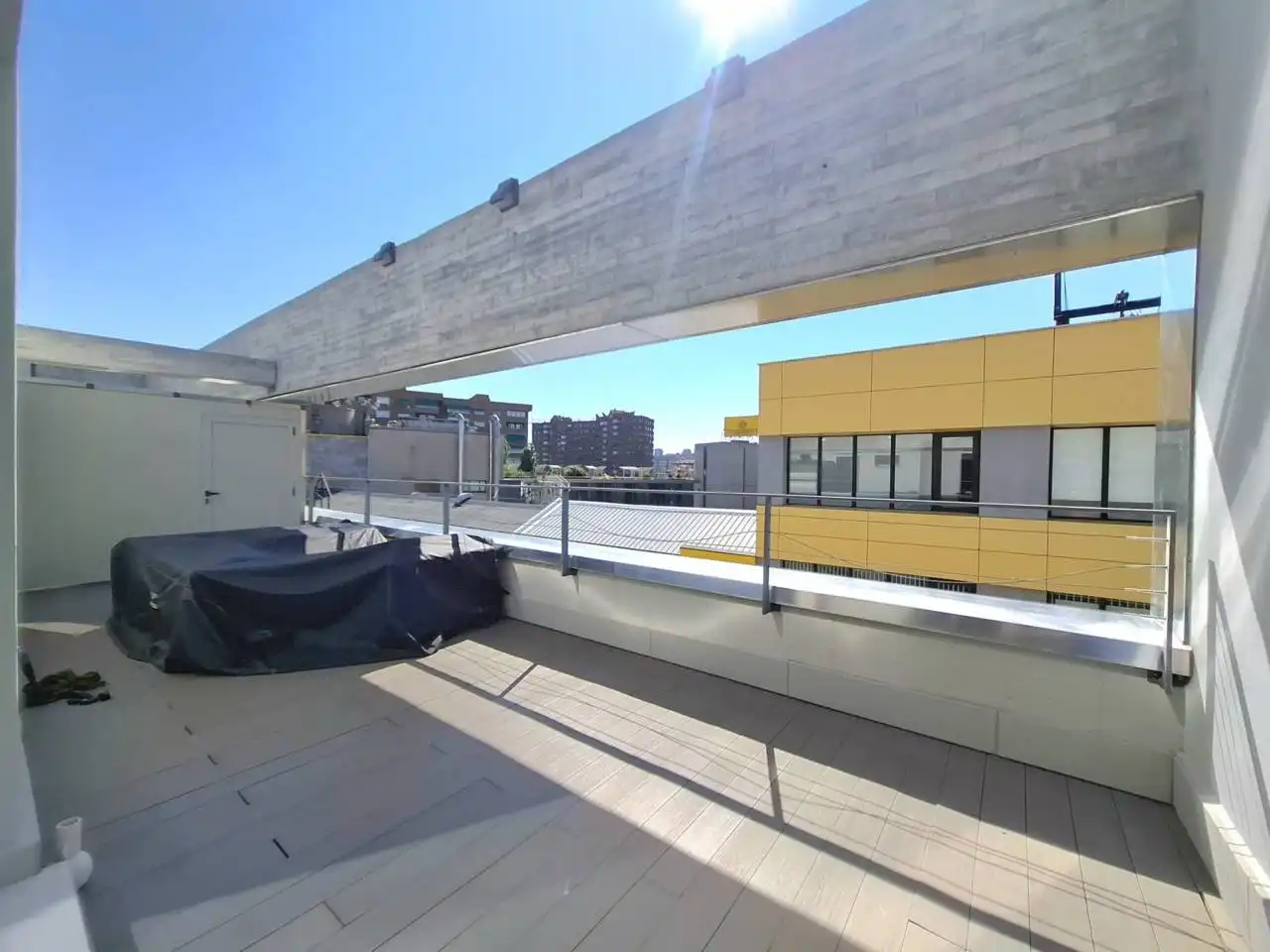 Terraza de Piso de alquiler en Madrid con Aire acondicionado, Calefacción y Parquet