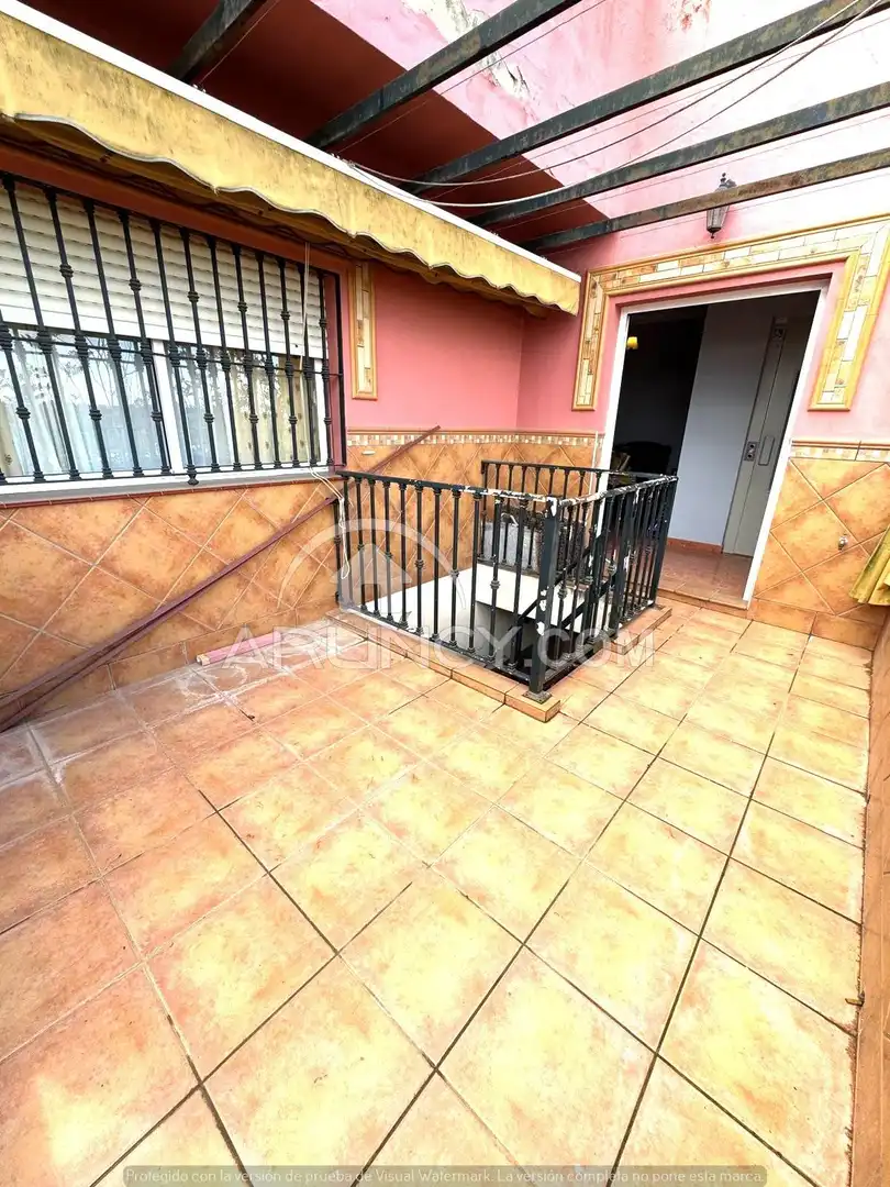 Terraza de Casa adosada en venta en Alcalá de Guadaira con Aire acondicionado, Terraza y Trastero