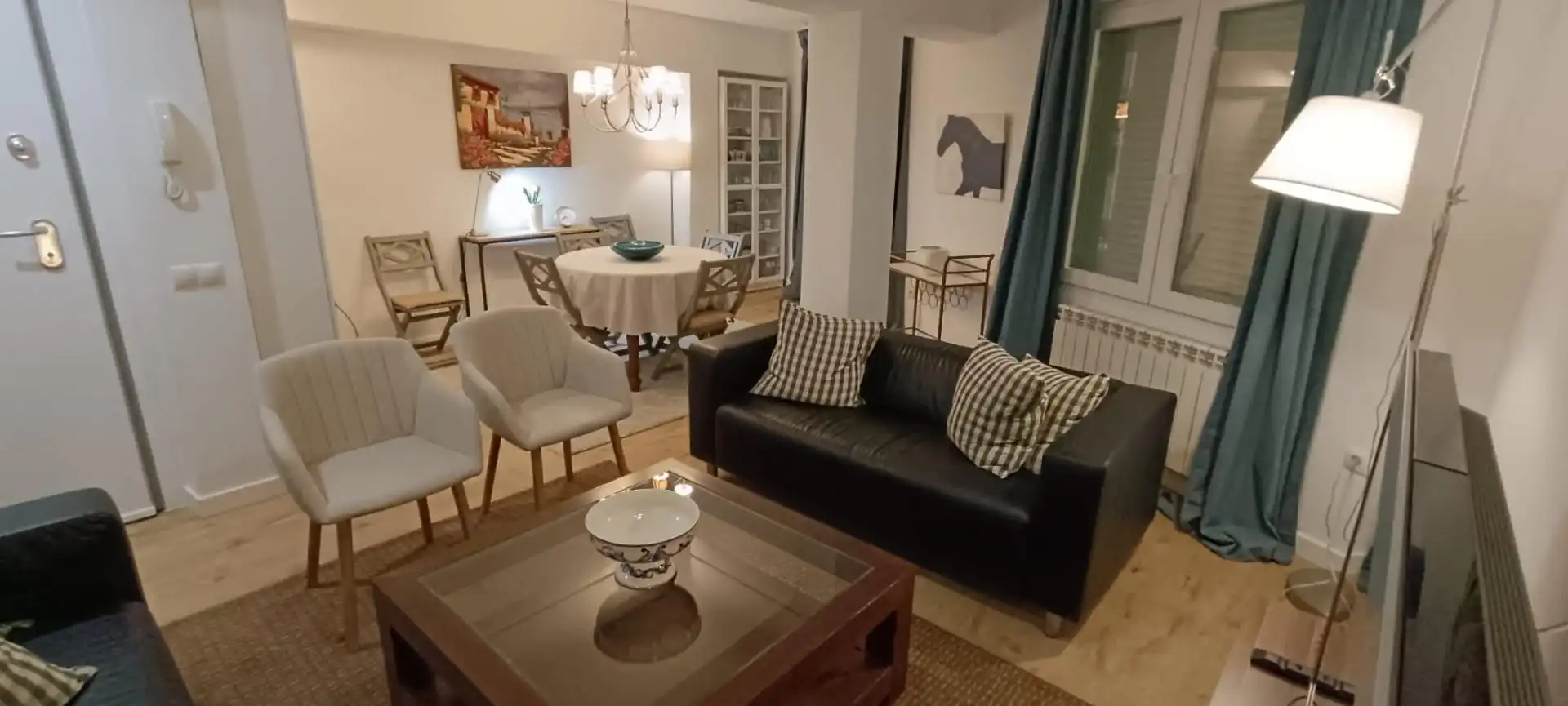 Living room of Flat for sale in Zamora Capital   with Terrace and Balcony