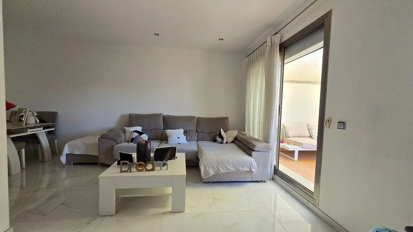 Sala d'estar de Àtic en venda en Torremolinos amb Aire condicionat, Terrassa i Piscina