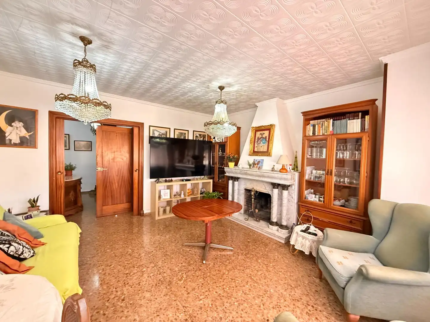 Living room of Houses for sale in Alicante / Alacant  with Air Conditioner, Heating and Terrace