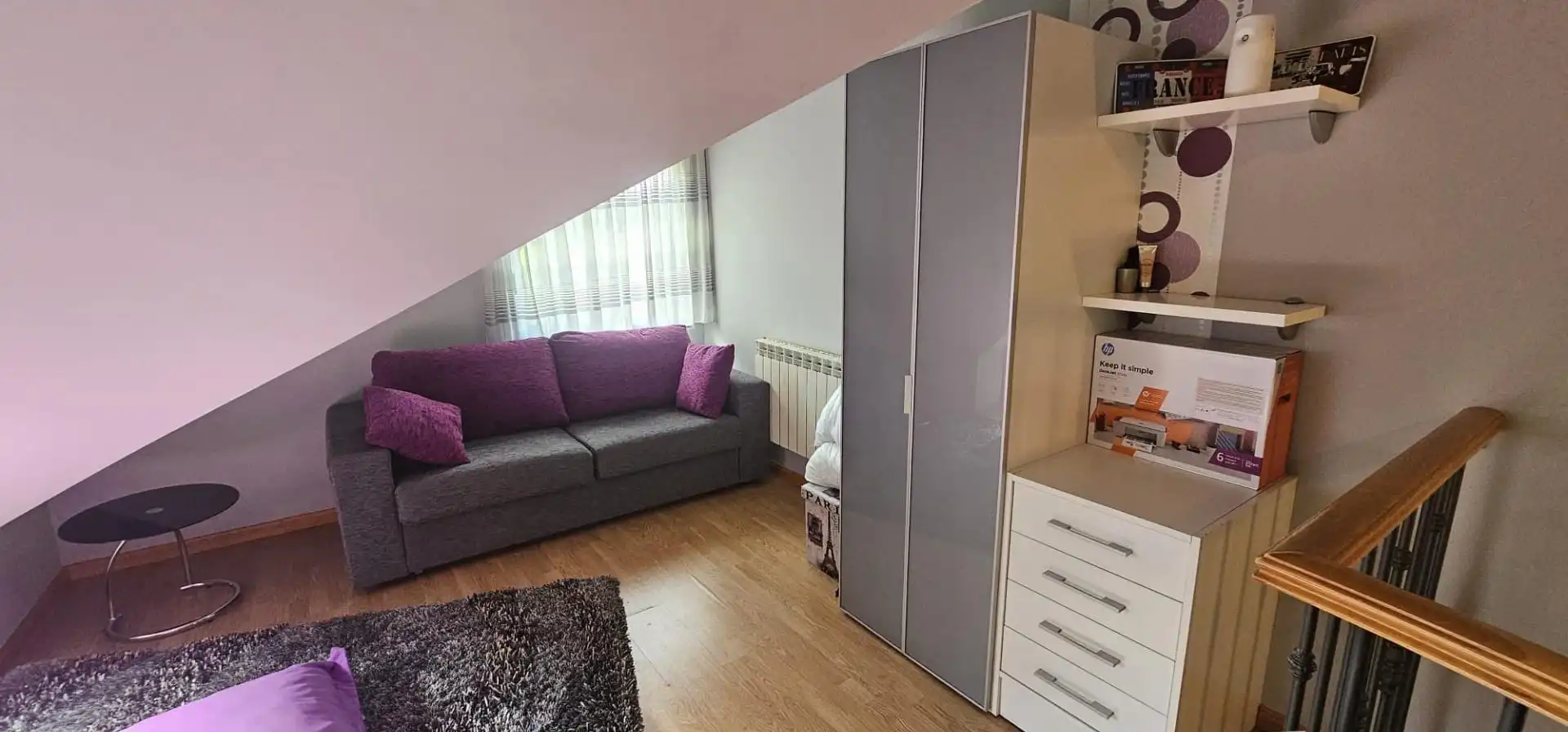 Schlafzimmer von Einfamilien-Reihenhaus zum Verkauf in Villaquilambre mit Heizung, Privatgarten und Parkett