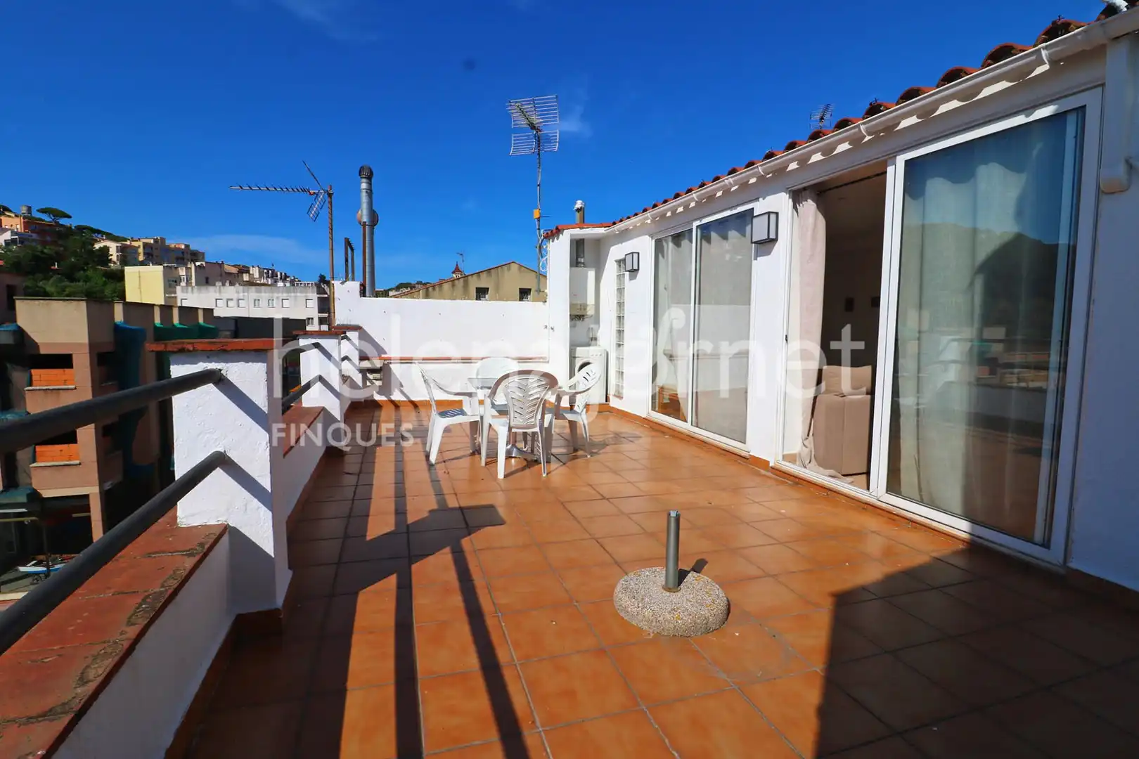 Terrace of Flat for sale in Sant Feliu de Guíxols  with Air Conditioner, Heating and Terrace