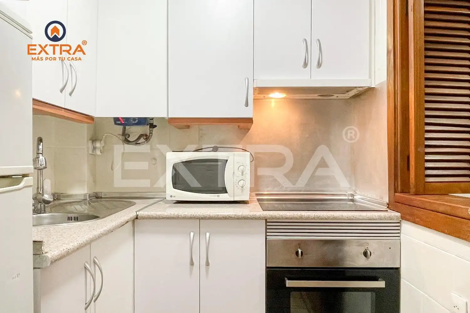 Kitchen of Apartments for rent in  Madrid Capital  with Heating and Parquet flooring