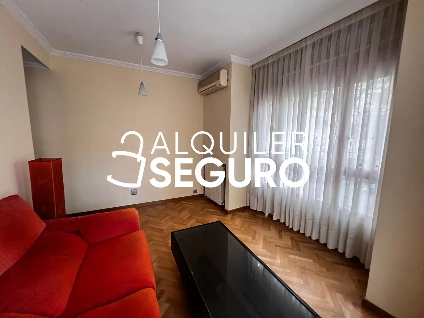 Wohnzimmer von Wohnung zur Miete in Madrid mit Klimaanlage, Heizung und Abstellraum