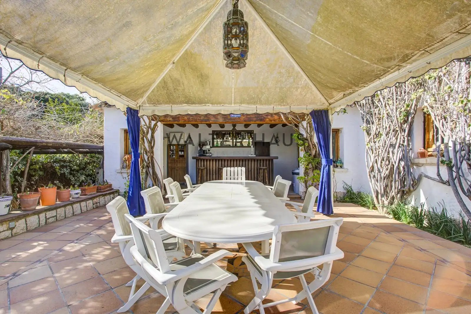 Terrasse von Haus oder Chalet zum Verkauf in Sitges mit Klimaanlage, Heizung und Privatgarten