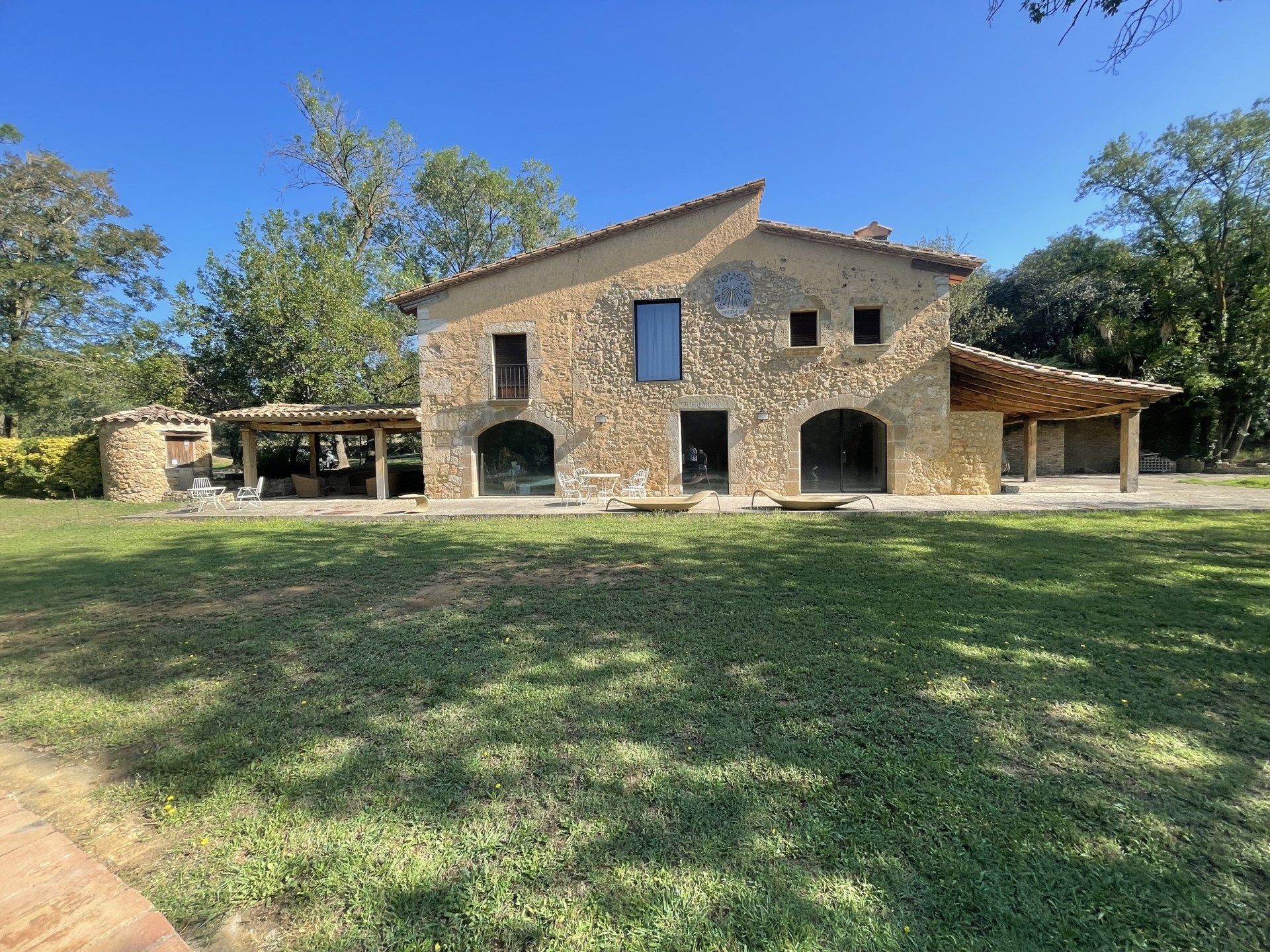 Exterior view of Country house for sale in Cornellà del Terri  with Storage room and Swimming Pool