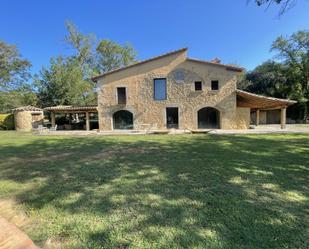 Exterior view of Country house for sale in Cornellà del Terri  with Swimming Pool