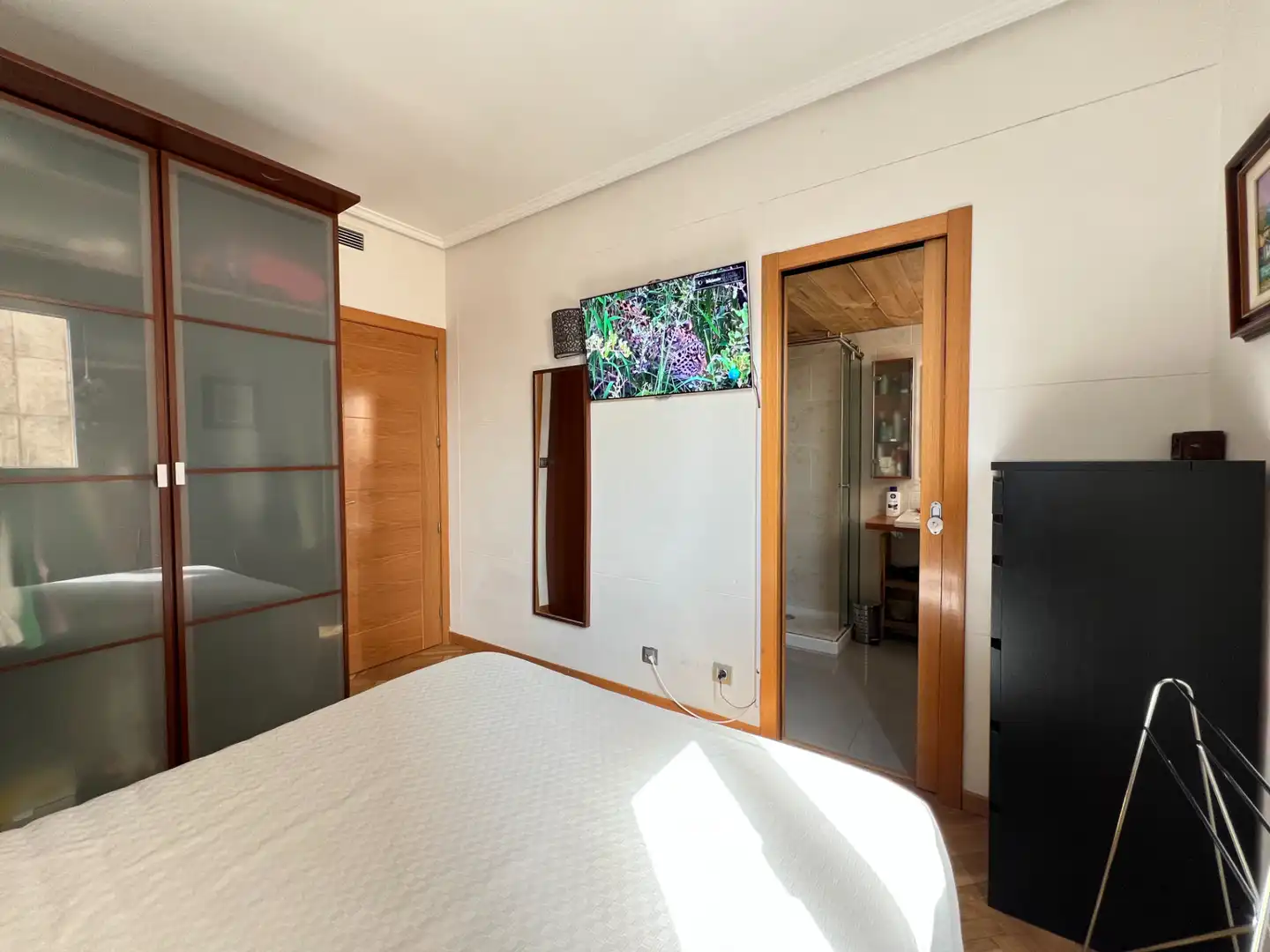 Bedroom of Flat for sale in Zaragoza  with Air Conditioner, Heating and Parquet flooring