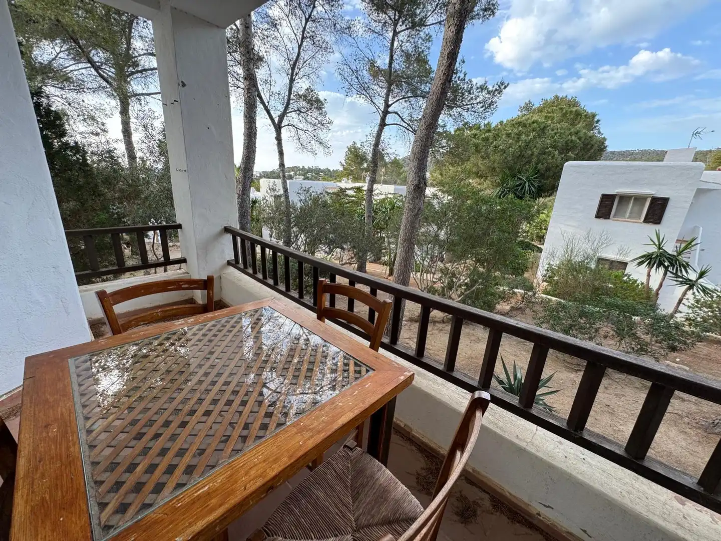 Terrace of Flat for rent in Sant Josep de sa Talaia  with Terrace, Furnished and Oven