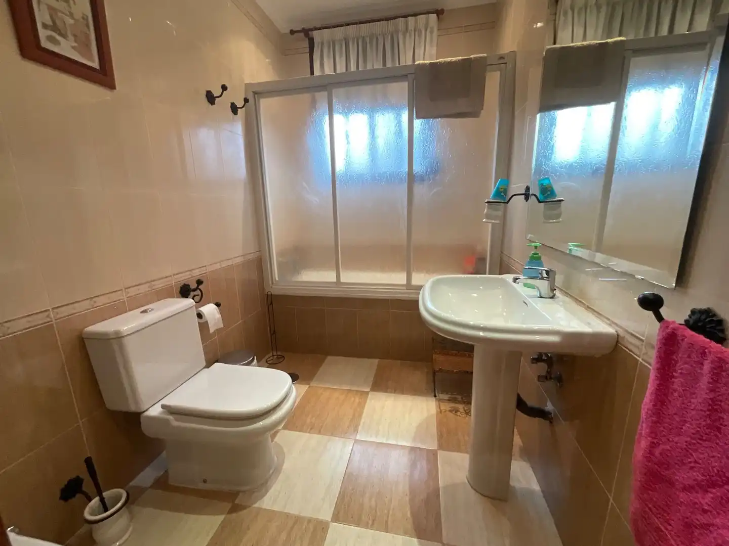 Baño de Finca rústica en venta en Antequera con Aire acondicionado, Jardín privado y Terraza