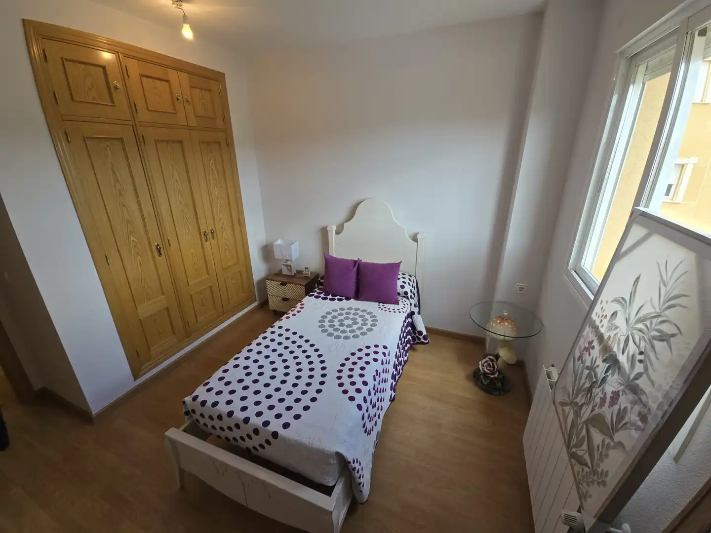 Bedroom of Flat for rent in Cáceres  with Air Conditioner, Heating and Terrace