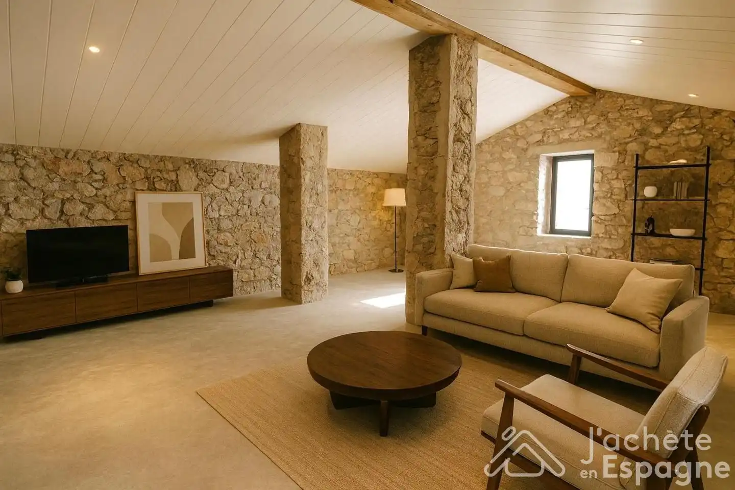 Sala d'estar de Casa o xalet en venda en Cortes de Pallás amb Aire condicionat, Parquet i Moblat