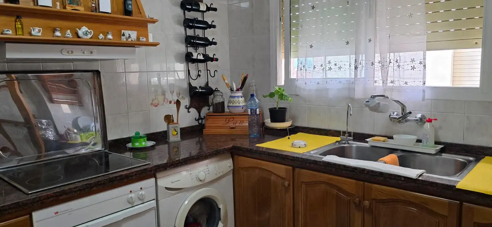 Cocina de Piso en venta en La Font d'en Carròs con Terraza, Trastero y Amueblado