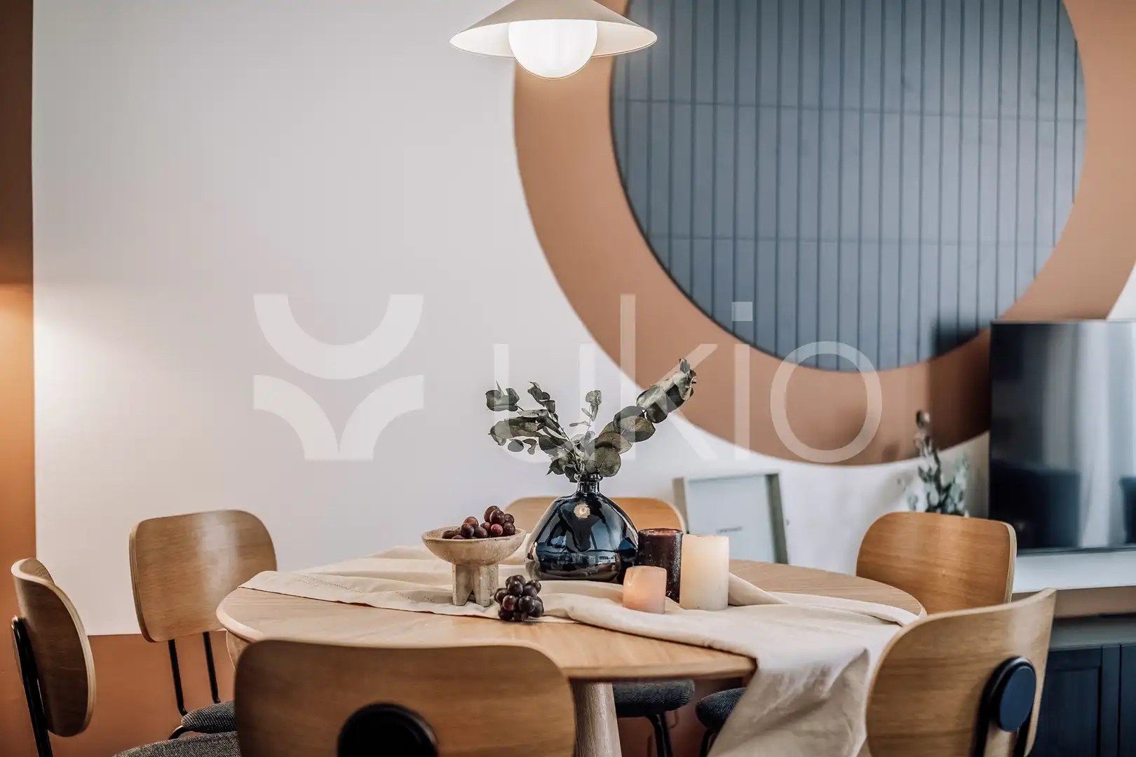 Comedor de Apartamento de alquiler en Madrid con Aire acondicionado, Calefacción y Amueblado