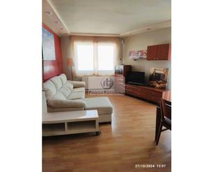 Living room of Flat for sale in Blanes  with Heating, Parquet flooring and Furnished