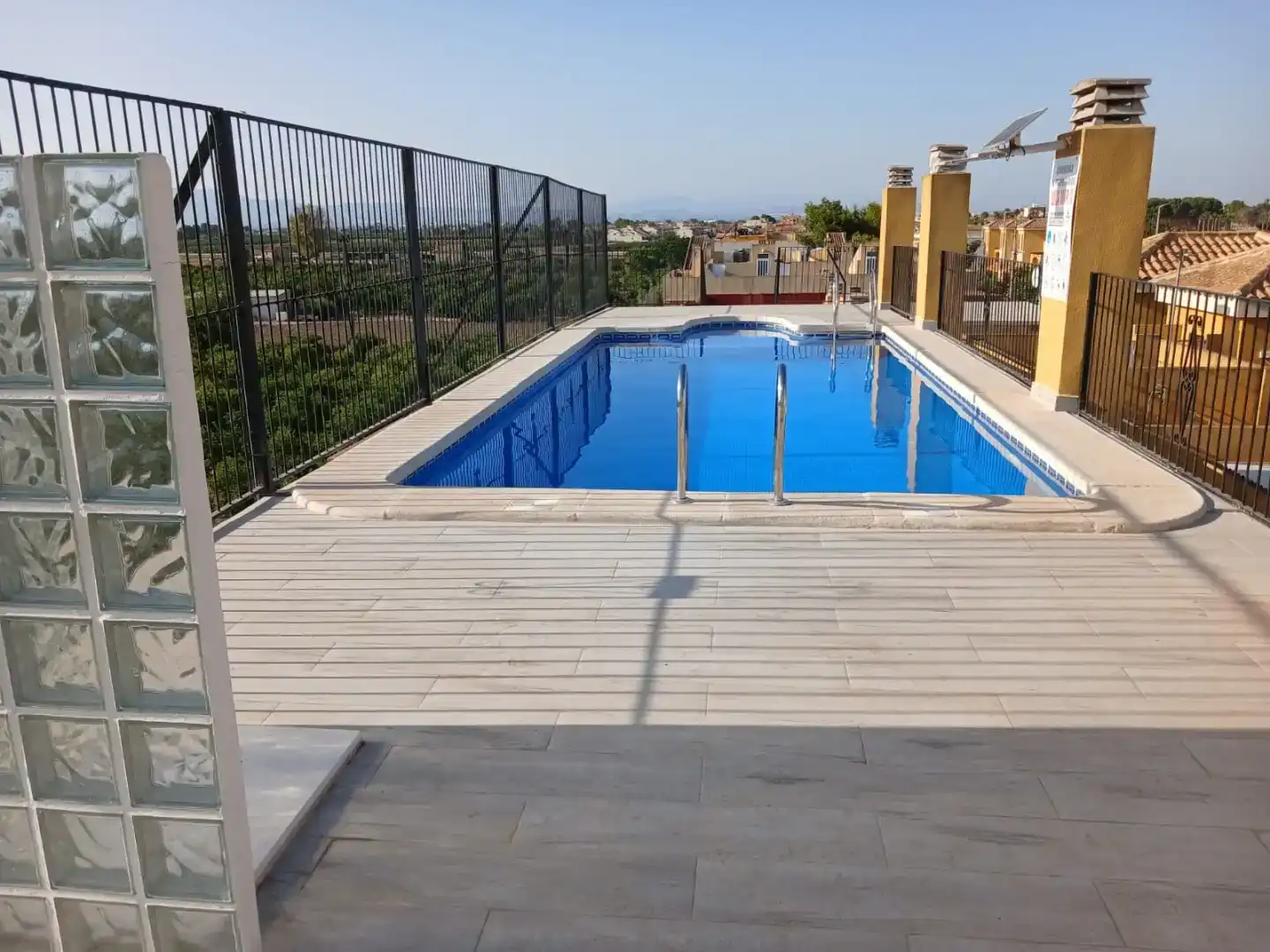 Swimming pool of Flat for sale in Daya Nueva  with Oven, Microwave and Balcony