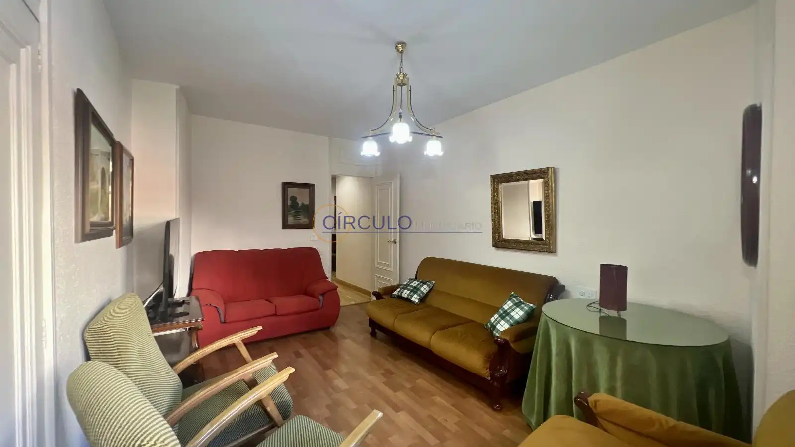 Sala de estar de Piso en venta en Lorca con Calefacción, Trastero y Amueblado