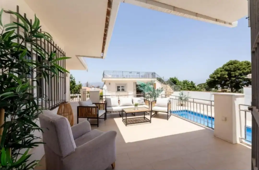 Terrassa de Casa o xalet en venda en Alhaurín de la Torre amb Aire condicionat, Calefacció i Parquet