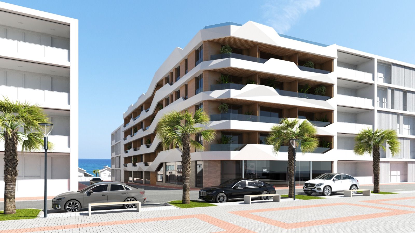 Exterior view of Attic for sale in Guardamar del Segura  with Air Conditioner, Terrace and Storage room