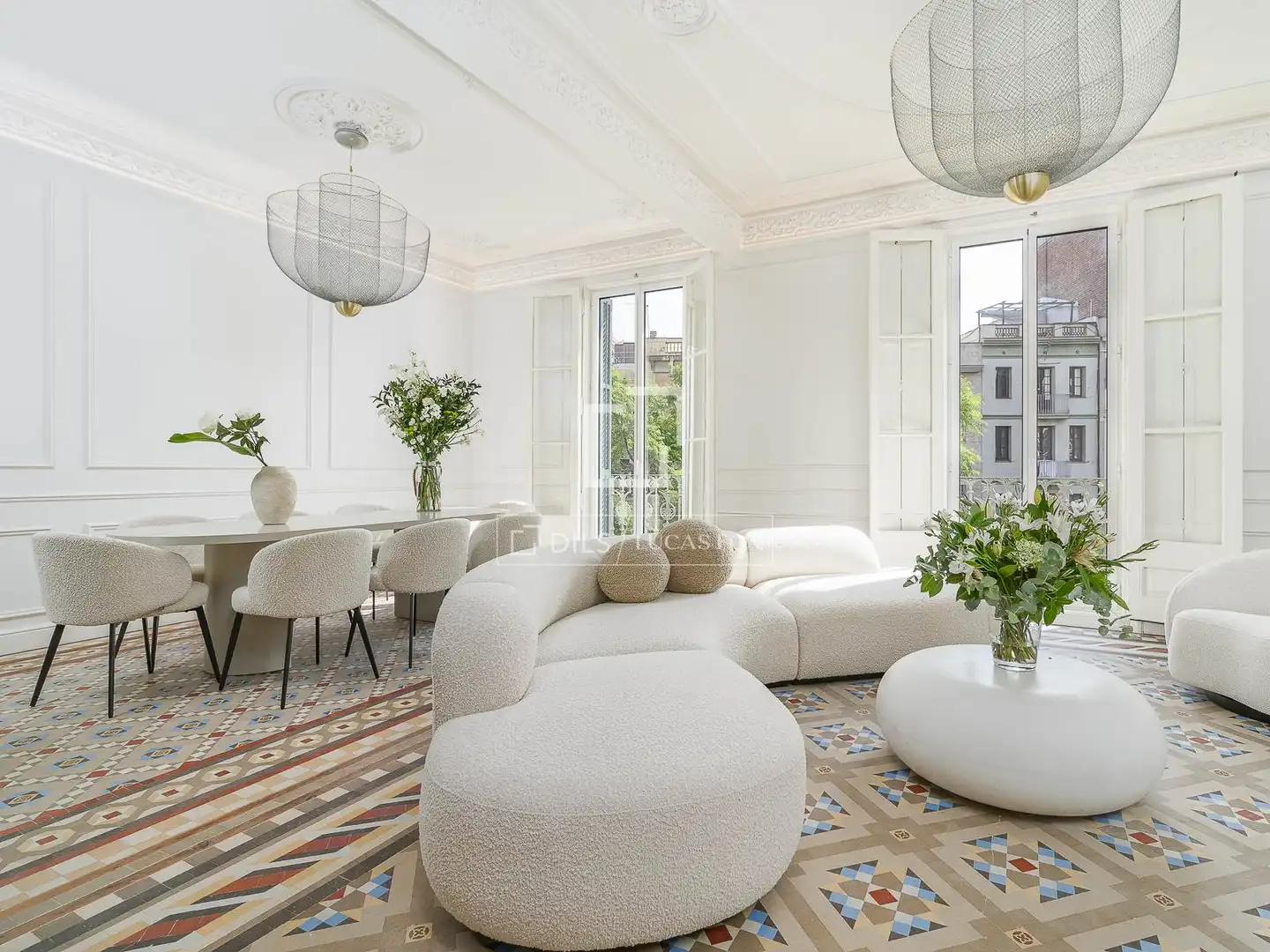 Sala de estar de Piso en venta en Barcelona con Aire acondicionado