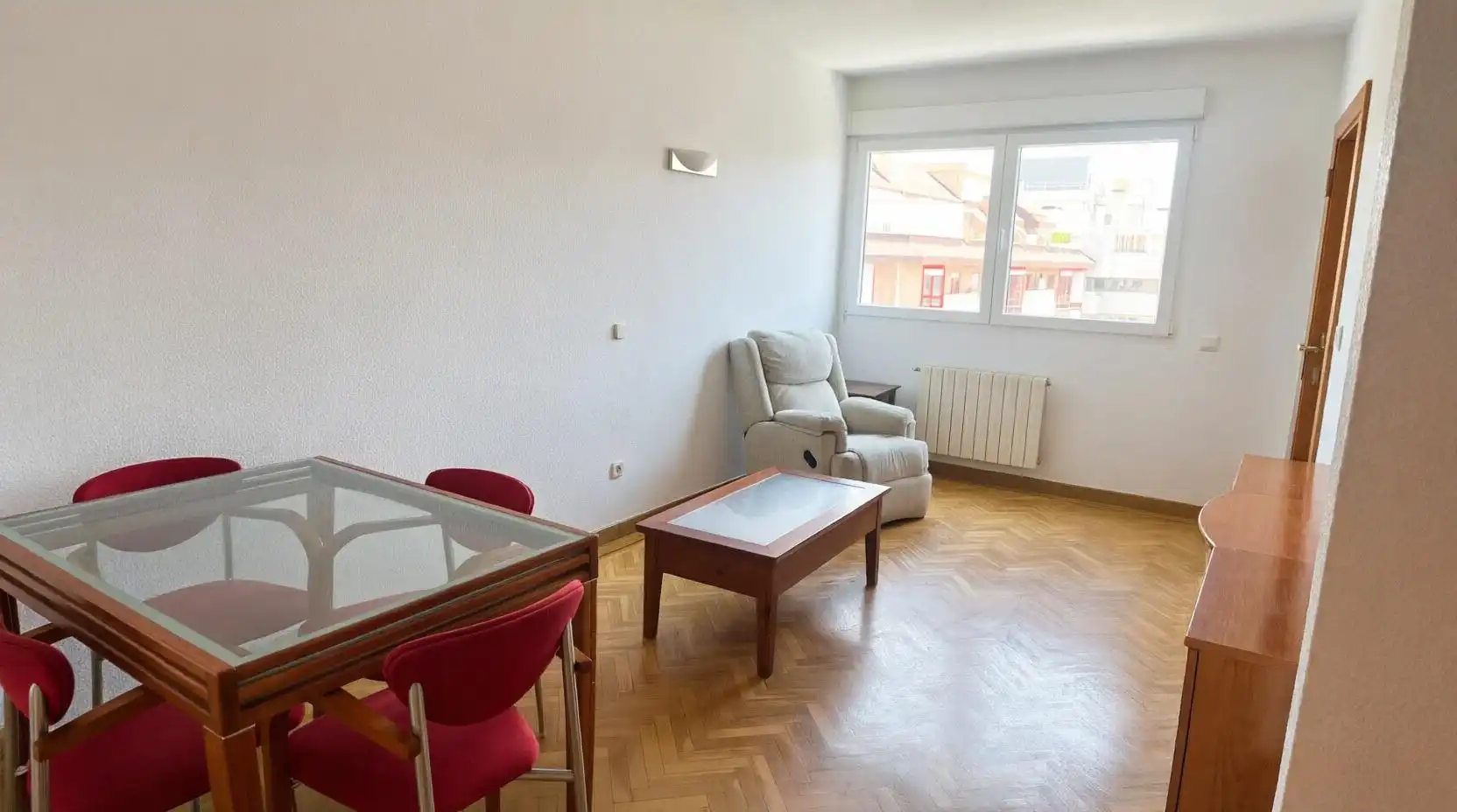 Living room of Flat for rent in Madrid  with Community pool