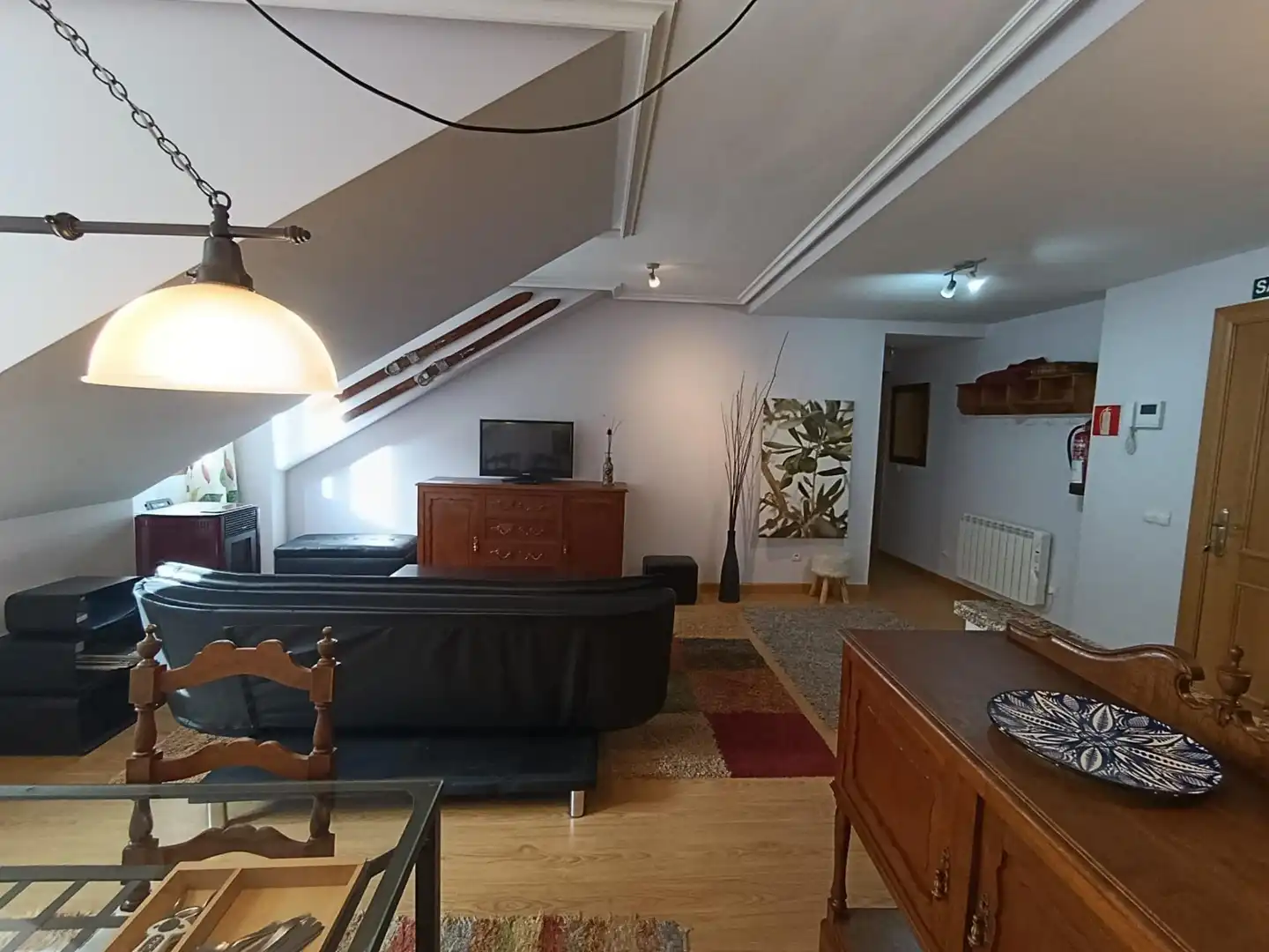 Living room of Apartments for sale in Aller  with Furnished