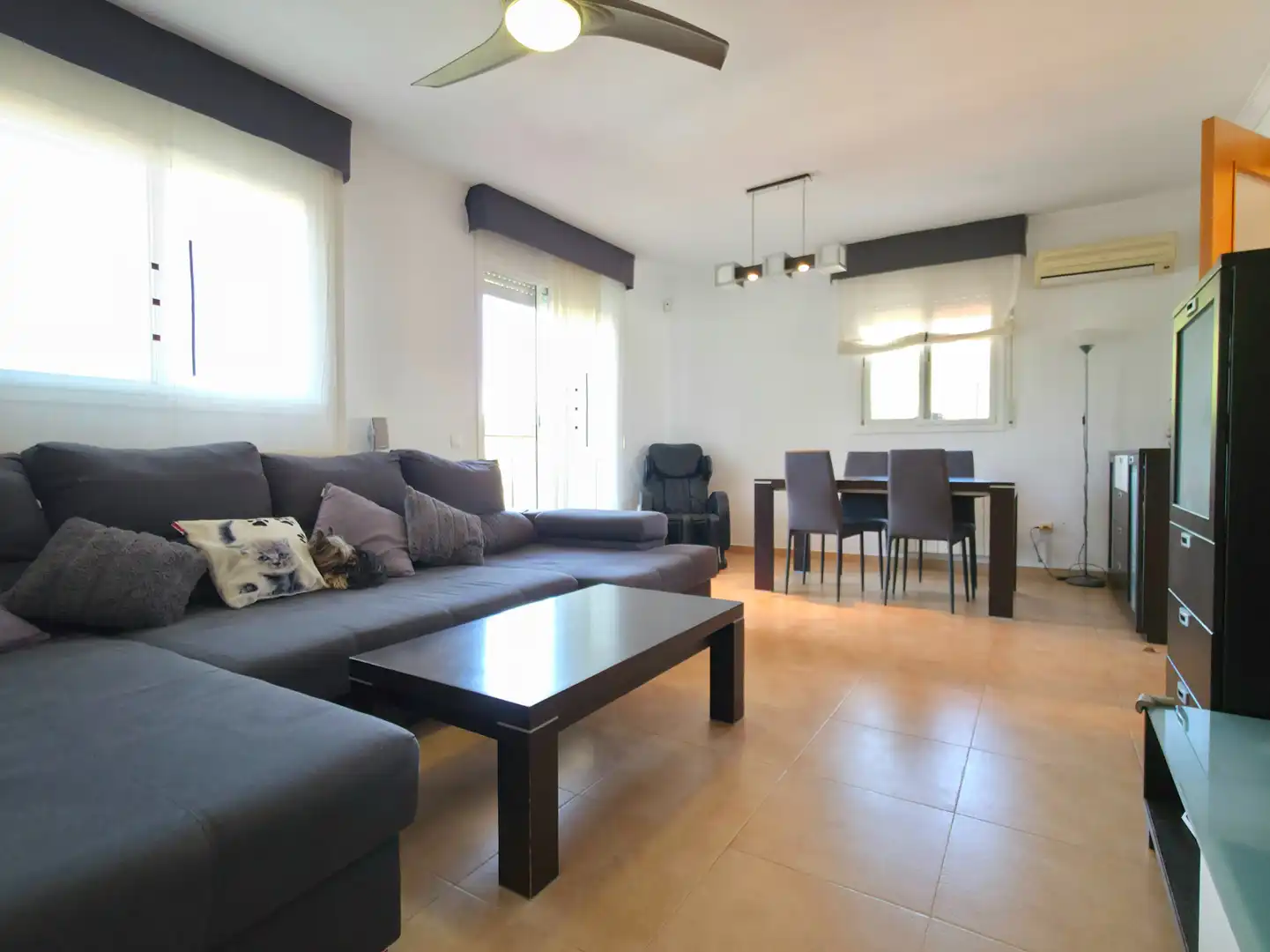 Sala de estar de Casa o chalet en venta en Abrera con Aire acondicionado, Calefacción y Jardín privado