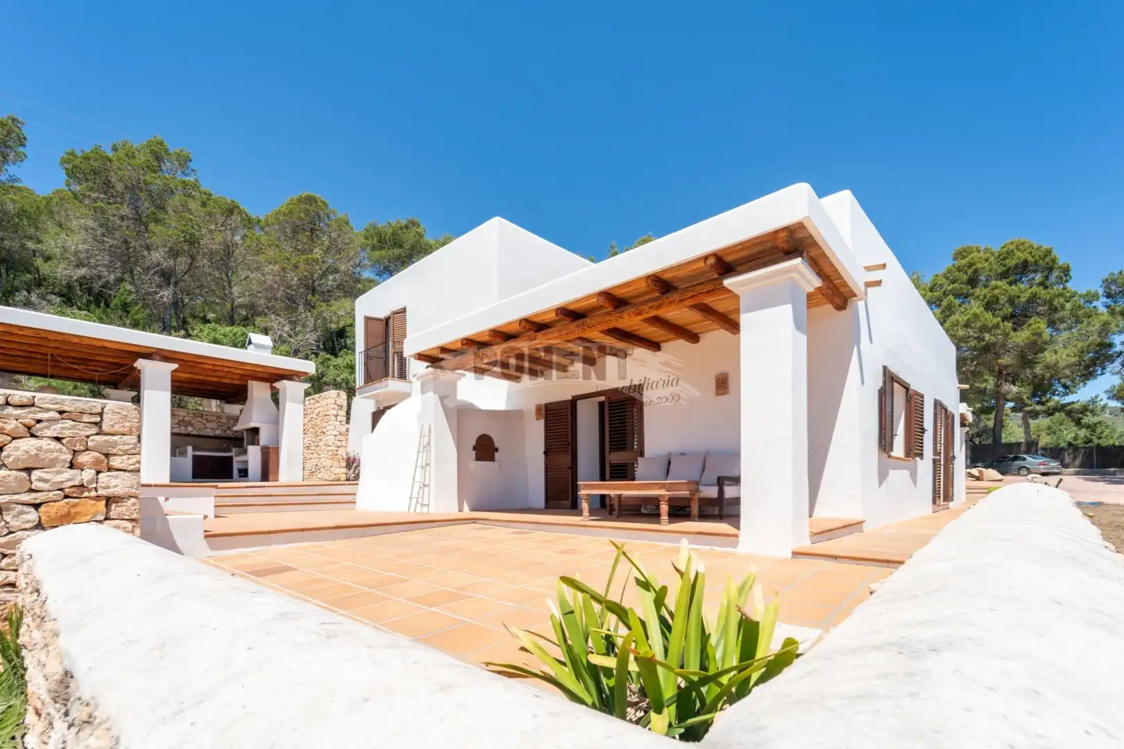 Vista exterior de Casa o chalet de alquiler en Sant Josep de sa Talaia con Aire acondicionado, Calefacción y Jardín privado