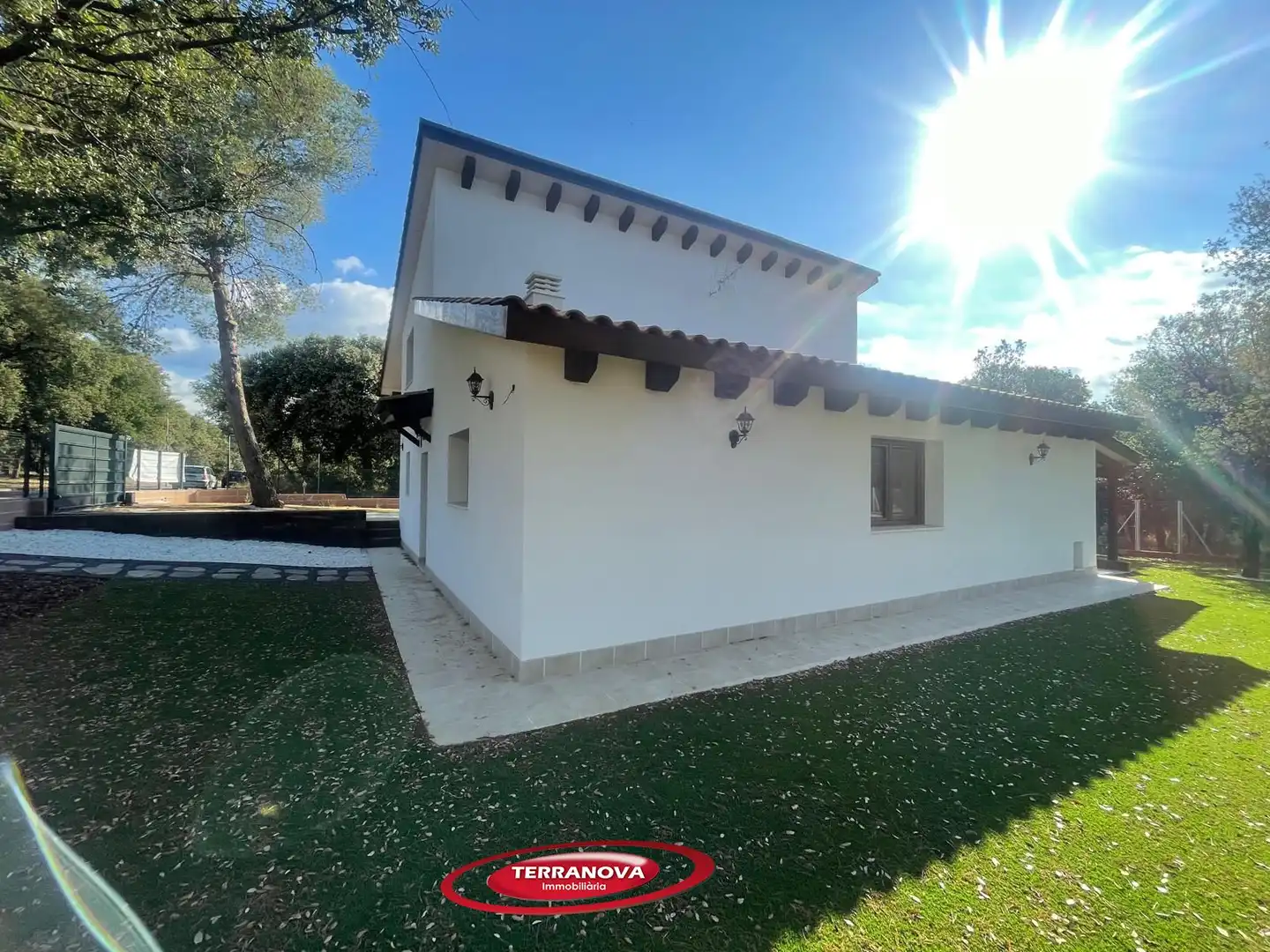 Exterior view of Houses for sale in L'Ametlla del Vallès  with Air Conditioner, Heating and Terrace