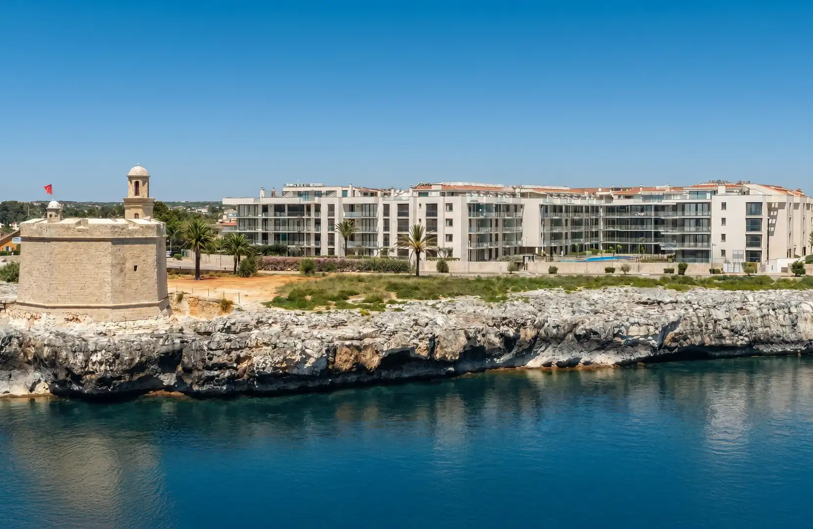 Vista exterior de Piso en venta en Ciutadella de Menorca con Aire acondicionado y Piscina comunitaria