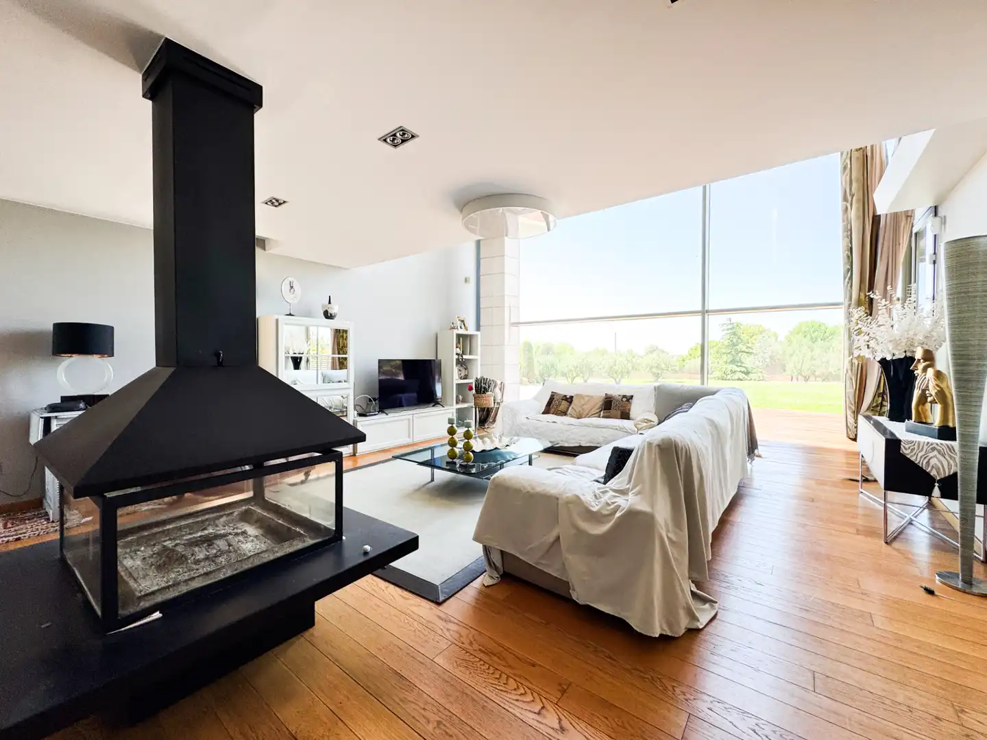 Sala d'estar de Casa o xalet en venda en Lleida amb Aire condicionat, Calefacció i Jardí privat