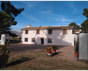 Vista exterior de Finca rústica en venda en Aspe amb Jardí privat i Piscina