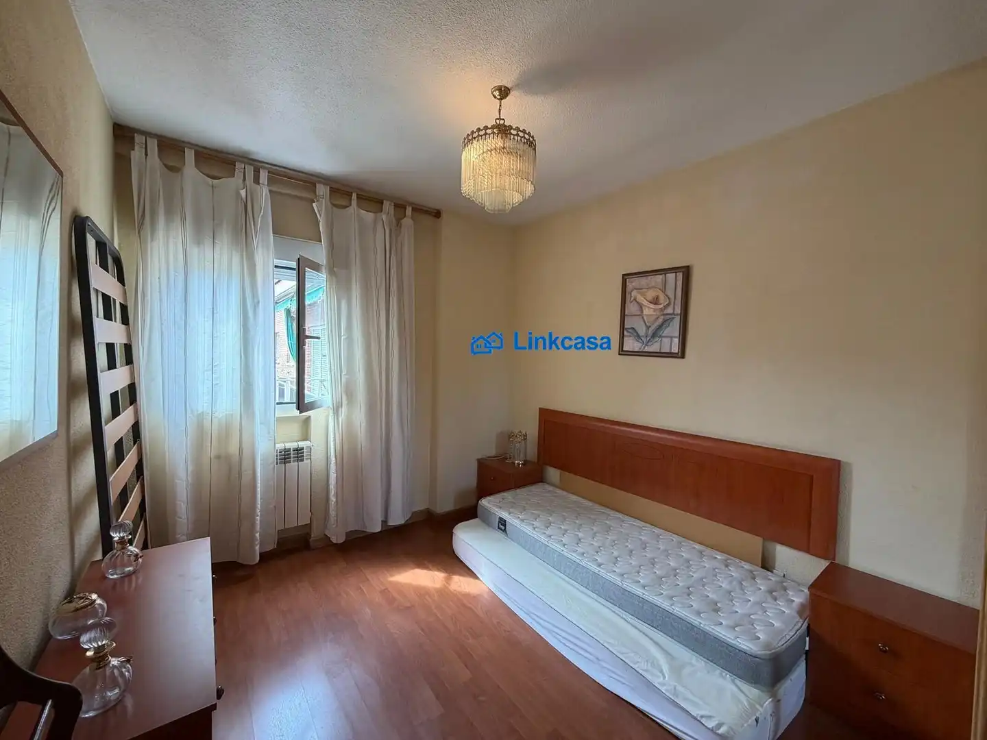 Bedroom of Flat for sale in Madrid  with Heating, Private garden and Terrace
