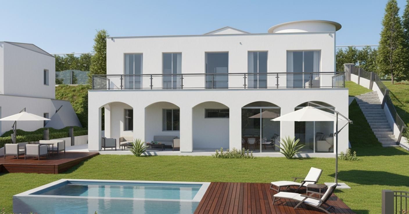 Vista exterior de Casa o xalet en venda en Olivella amb Jardí privat, Terrassa i Balcó