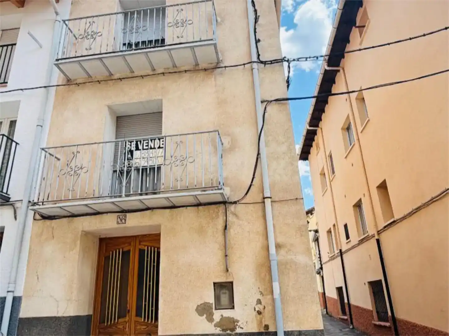 Vista exterior de Piso en venta en Cedrillas con Trastero, Amueblado y Balcón
