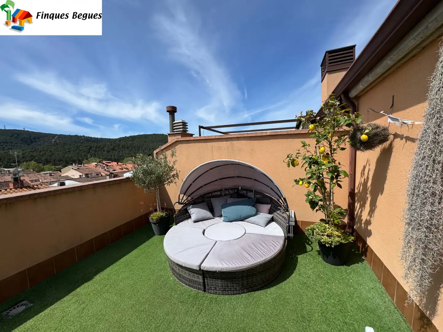 Terraza de Dúplex en venta en Begues con Calefacción, Parquet y Terraza