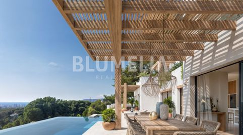 Exclusiva villa ibizenca con vistas al mar en venta en Benissa, immagine 5