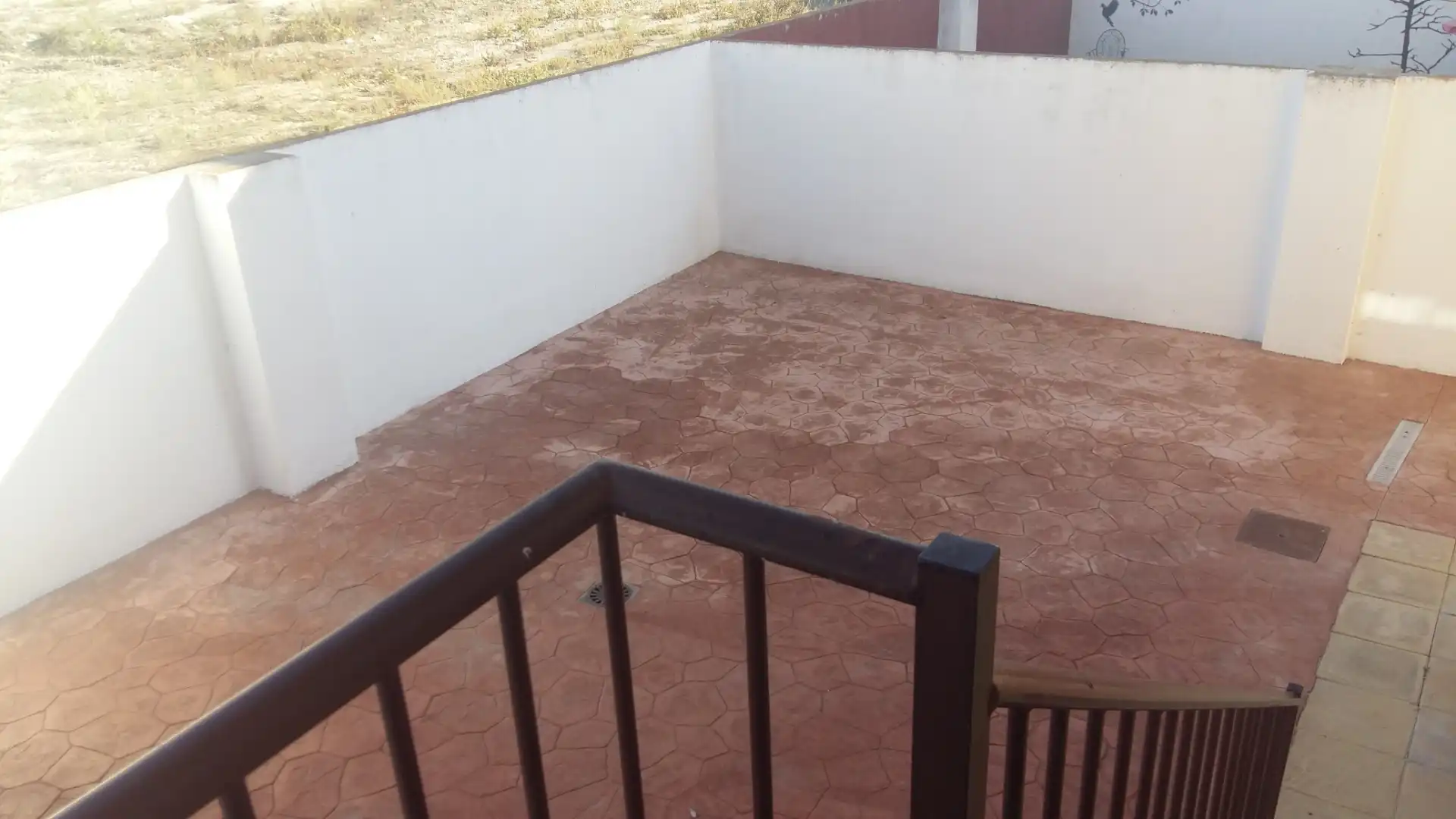 Terrasse von Einfamilien-Reihenhaus zur Miete in Vegas del Genil mit Klimaanlage, Privatgarten und Terrasse