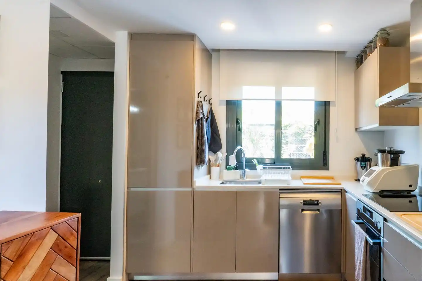 Cocina de Casa adosada en venta en Santa Pola con Aire acondicionado, Calefacción y Parquet