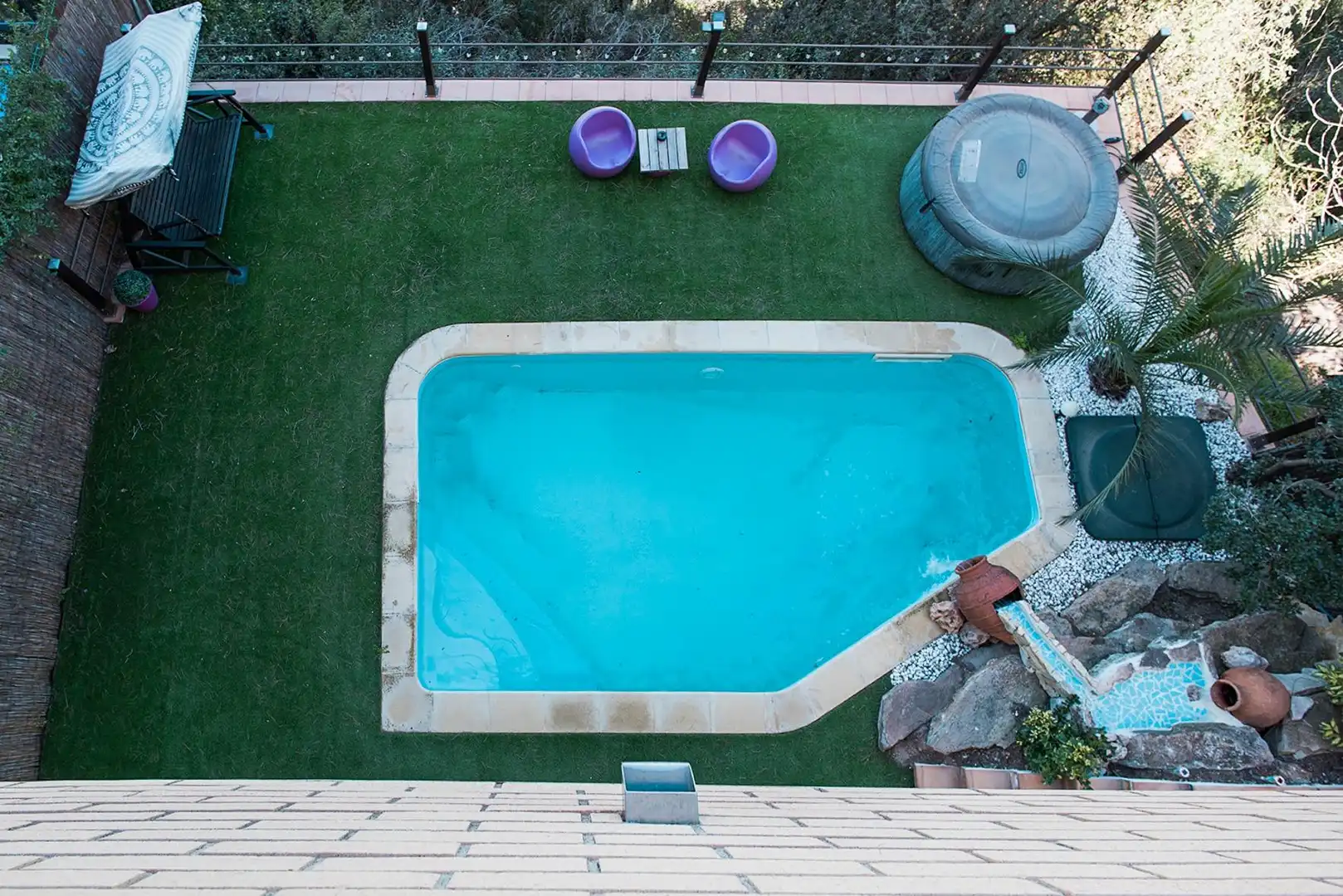 Piscina de Casa o chalet en venta en La Pobla de Claramunt con Aire acondicionado, Calefacción y Jardín privado