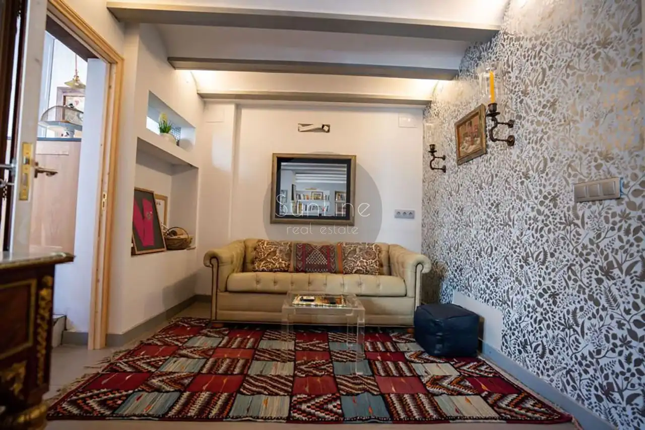 Sala de estar de Casa o chalet de alquiler en Godella con Aire acondicionado, Terraza y Amueblado